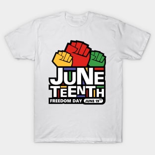 Juneteenth Blackity Heartbeat Black History African America T-Shirt